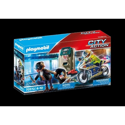 Playmobil 70572 Policejní motorka: Pronásledování lupiče – Zboží Dáma