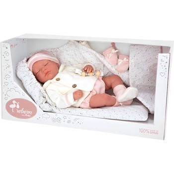 Arias Кукла-бебе Arias - Макарена със затворени очи, 45 cm (ARI98116)