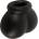 Erecto Liquid Silicone Ball Bag Black