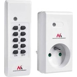 Maclean MCE151 remote controlled outlet internal 1 piece, programmable + battery for remote control