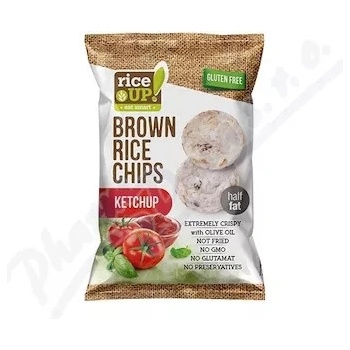 Rice Up Rýžové chipsy kečup 60 g