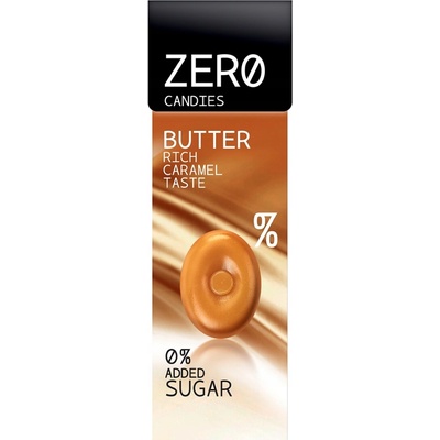 Zero Candies Bonbóny bez cukru s příchutí máslové smetany a karamelu 32 g