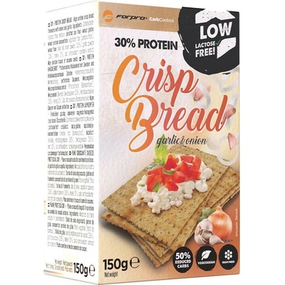 Forpro 30% Protein Crisp Bread Garlic & Onion 150 g