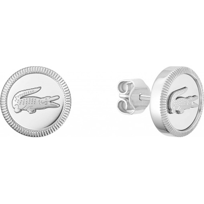 Lacoste ocelové náušnice s krokodýlem 2040407
