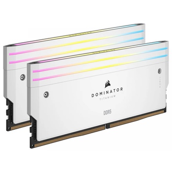 Image 1 of Corsair DOMINATOR TITANIUM RGB 64GB (2x32GB) DDR5 6000MHz CMP64GX5M2B6000C30W