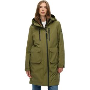 SUPERDRY Анорак Superdry Longline Shell parka - Green (Khaki Green)