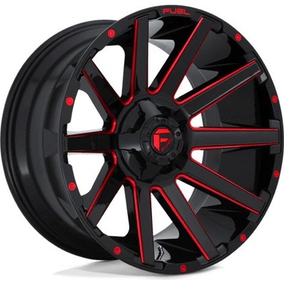Fuel D643 CONTRA 10x20 5x114,3 ET18 gloss black red tinted clear