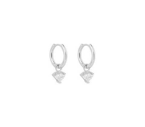Diamonfire Stříbrné náušnice E6196