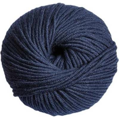 100% vlněná příze merino WOOLLY 5 od DMC 50g, tmavě modrá