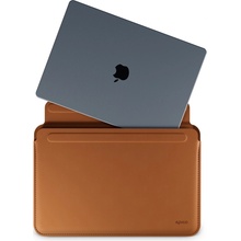 Epico Kožený obal na MacBook Air/Pro 13,3" – hnedý 9911141300033