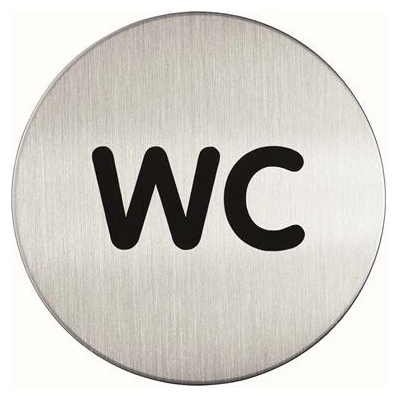 Informačný piktogram, samolepiaci, DURABLE WC