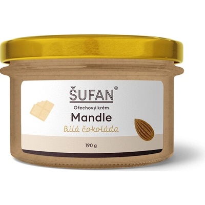 ŠUFAN Mandle s bielou čokoládou 190 g