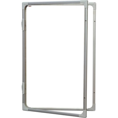 2x3 vitrína interiérová s vertikálním otevíráním magnetický povrch model 2 120 x 90 cm