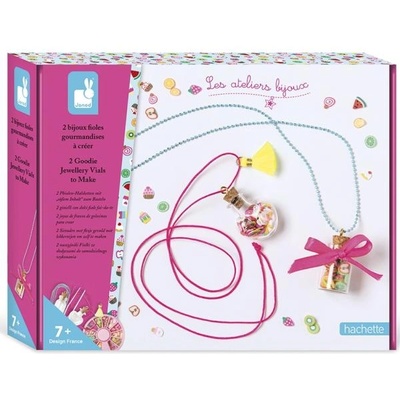 Janod Atelier Комплект за изработка на бижута Флакони 2 бр от 7 години