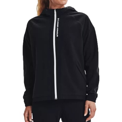 Under Armour UA Rush FlACeece FZ Hoodie-BLK čierna