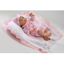 Guca Realistické miminko holčička Alba na polštářku