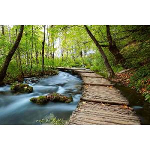 DIMEX ART Флизелинов фототапет таванска пътека 375 x 250 см