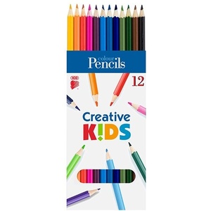 ICO Цветни моливи ICO Creative Kids шестоъгълни 12 броя 7140144002 (7140144002)