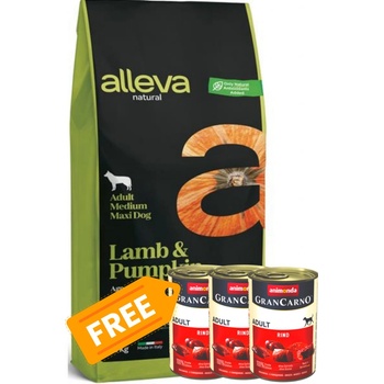 Alleva Natural Adult Medium / Maxi Lamb and Pumpkin 12 kg