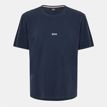 Boss Тениска Boss Men's Unique Cotton T-Shirt - Dark Blue 403