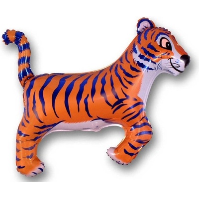Balón fóliový 35 cm tiger modrý