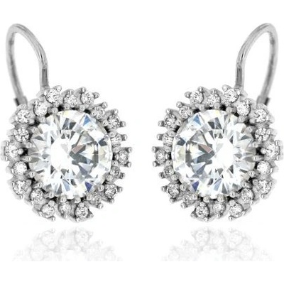 Zlatnictví U Kostela Dámské patentové náušnice se zirkony 1243