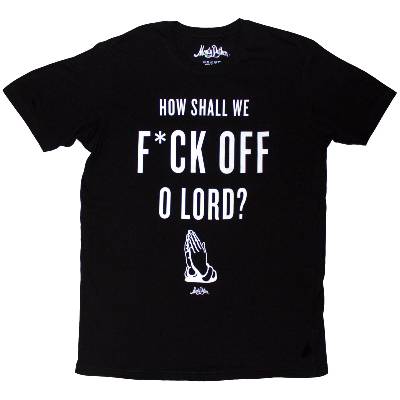 Tričko Monty Python - F Off Čierna S