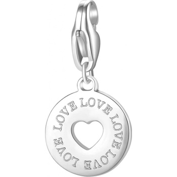 S`Agapõ Oceľový prívesok Amore Happy SHA367