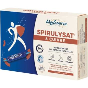 AlgoSource Spirulisat® | Phycocianin + Copper Spirulina Concentrate [20 x 10 мл]