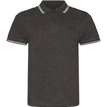 Just Polos pánska polokošeľa JP003 charcoal