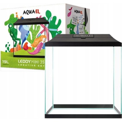 Aquael Leddy Mini 35 akvarijní set černý 19 l