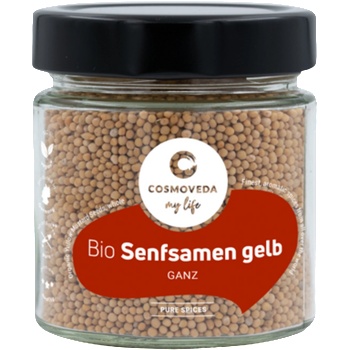 COSMOVEDA Цели семена от жълта био горчица - 130 г