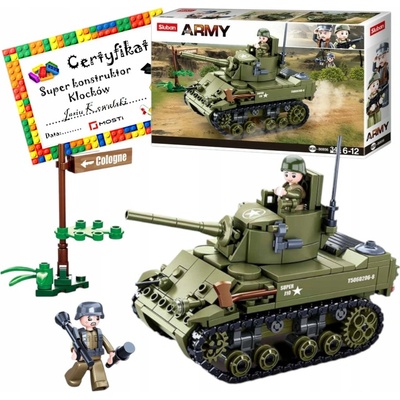 Sluban B0856 Malý spojenecký tank – Zboží Dáma