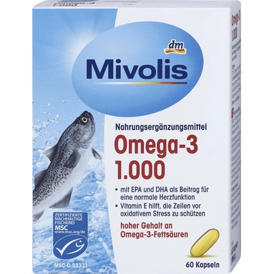 Mivolis kapsle Omega-3 1000mg 85 g