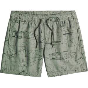 G-STAR Бански гащета G-Star Dirik swimming shorts - Green (Light Orphus Boat Blue)