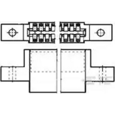 TE Connectivity pätica pre modul karty 1-583861-1 1 ks Box