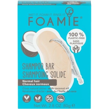 Foamie Shake Your Coconuts organický tuhý šampon pro normální vlasy 80 g