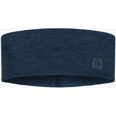Buff Merino Wide Headband tmavě modrá