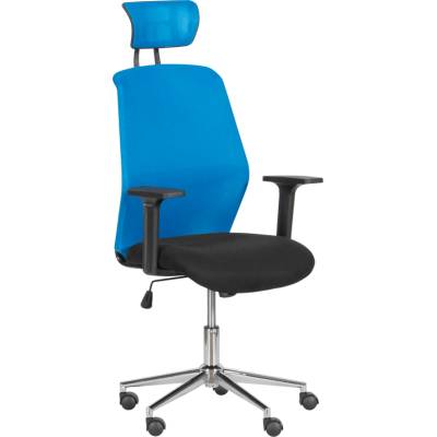 Президентски офис стол Carmen 7535-1 - синьо - черен (3520345_2)