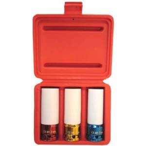 DEGET Вложки за алуминиеви джанти 1/2" 3 бр 02183 (v86100)