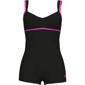 arena Дамски бански костюм Arena Women's Venus Combi Swimsuit - Black / Shocking Pink - размер 40 (EU) (150-2739-0514)
