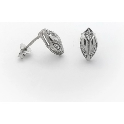 Šperk Holíč strieborné náušnice s kamienkom N95