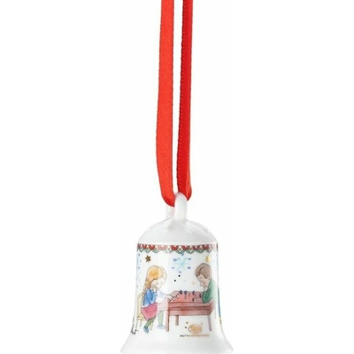 Christmas Lights Vánoční ozdoba zvoneček 4,9 cm Rosenthal
