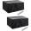 vidaXL Калъфи за 6-местни градински мебели 2 бр 10 капси 240x140 см (279123)