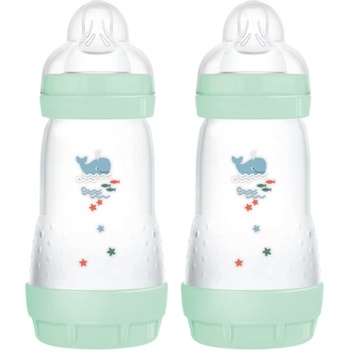 MAM Perfect Star Anti-colic Bottle шише против колики 2m+ Mint 2x260ml