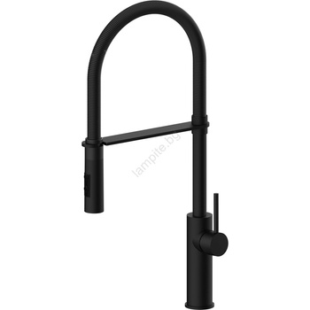 PAFFONI - смесител за мивка LIGHT с изтегляща се душ глава, 52, 5 cm, блестящ хром (PF0052)