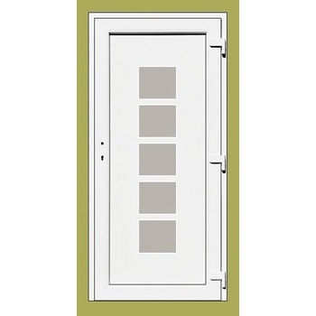 Soft Lucy Vchodové dveře biele 88x198 cm pravé