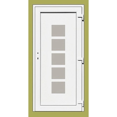 Soft Lucy Vchodové dveře biele 80x198 cm pravé