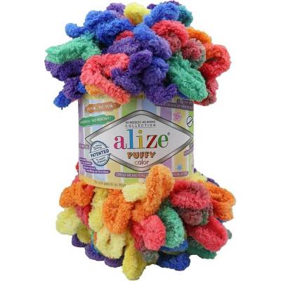 Alize příze Puffy color 6511 barevný mix