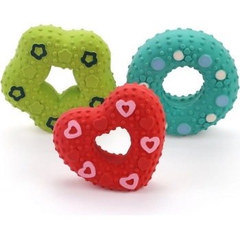 Olala Pets Pískací latexová pro psa donut 9 cm
